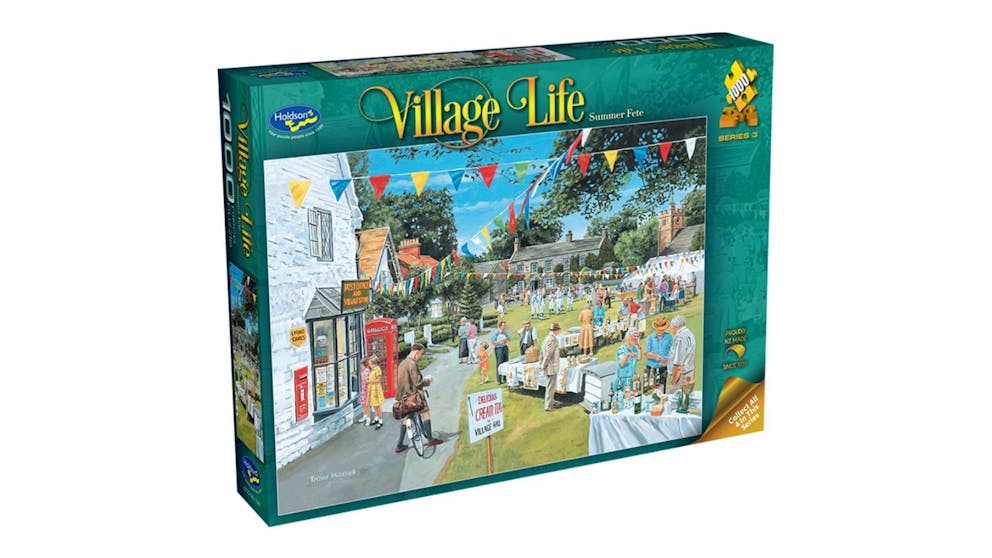 Holdson 1000 Piece Jigsaw Puzzle Village Life Summer Fete Holdson