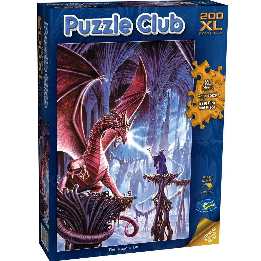 Holdson Puzzle - Puzzle Club 200pc XL The Dragon's Lair Holdson
