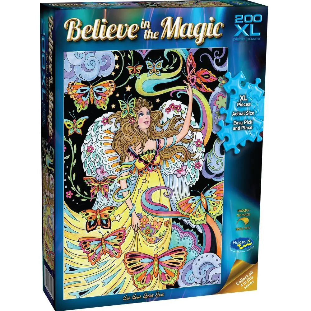 Holdson Puzzle - Believe in the Magic 200pc XL Let Your Spirt Soar Holdson