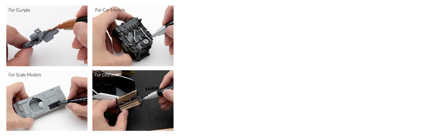 Gaahleri Water Based Acrylic Ink Metallic Series Markers Gaahleri