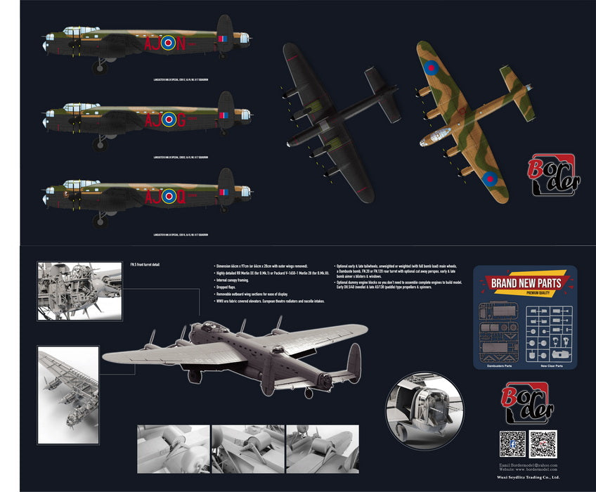 Border Model 1/32 Lancaster B.MKIII Dambuster Plastic Model Kit Border Model