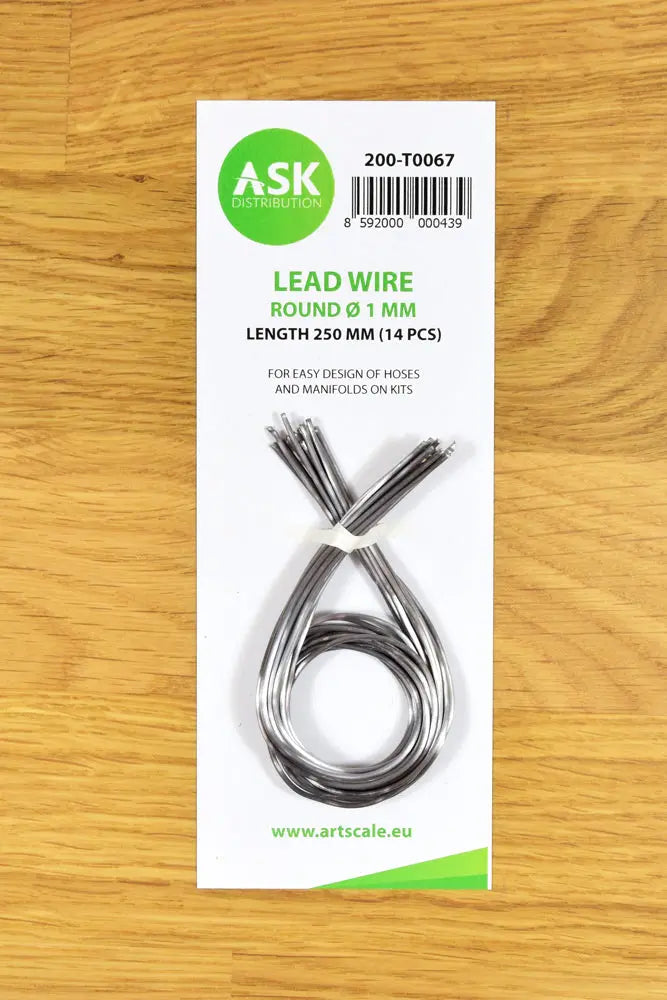 ASK Lead Wire - Round Ø 1 mm x 250 mm (14 pcs) Art Scale Kit