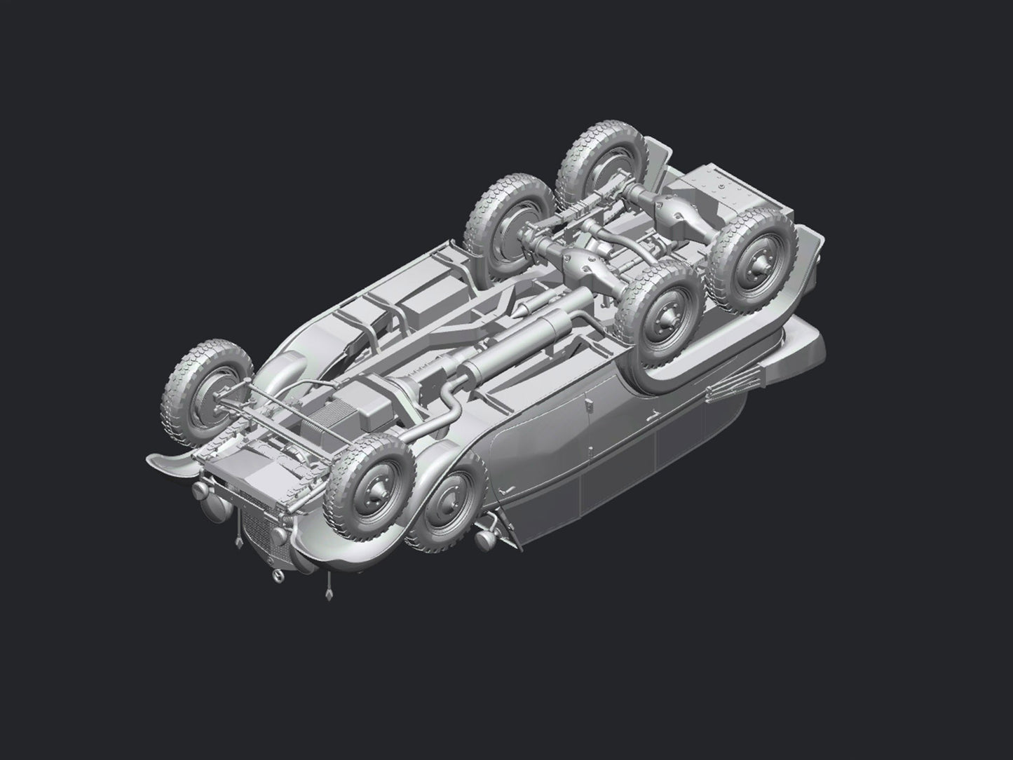 ICM 1:24 Typ G4 (1935 production) German Personal Car Plastic Model Kit ICM