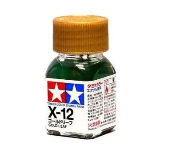 Tamiya Color Enamel Paint X-12 Gold Leaf 10ml Tamiya