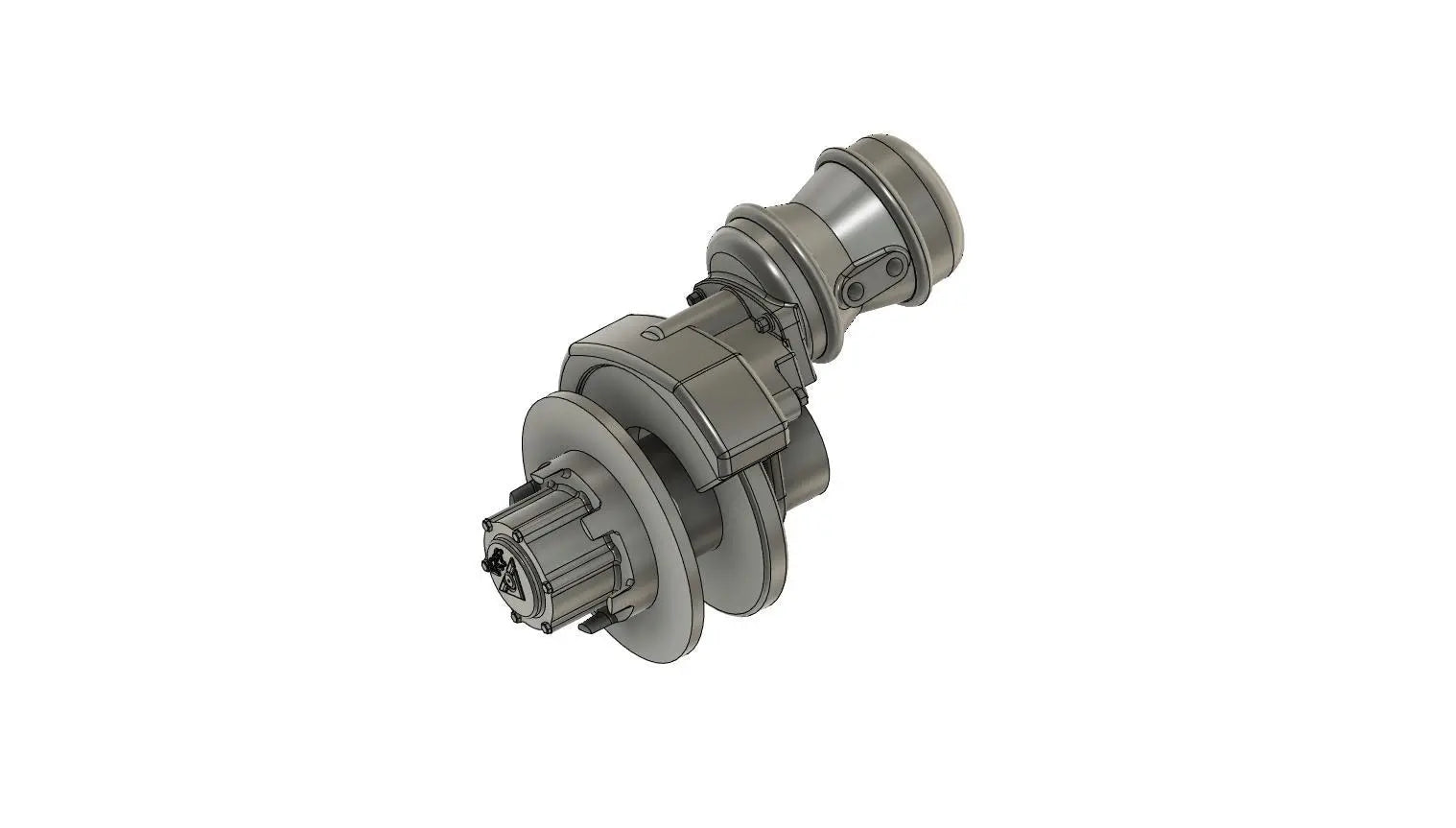 1:24 19.5" Wheel rim Tyre and disc brake Hub 1 x axle set 3D Print File Download Franklin Hobbies Resin Parts