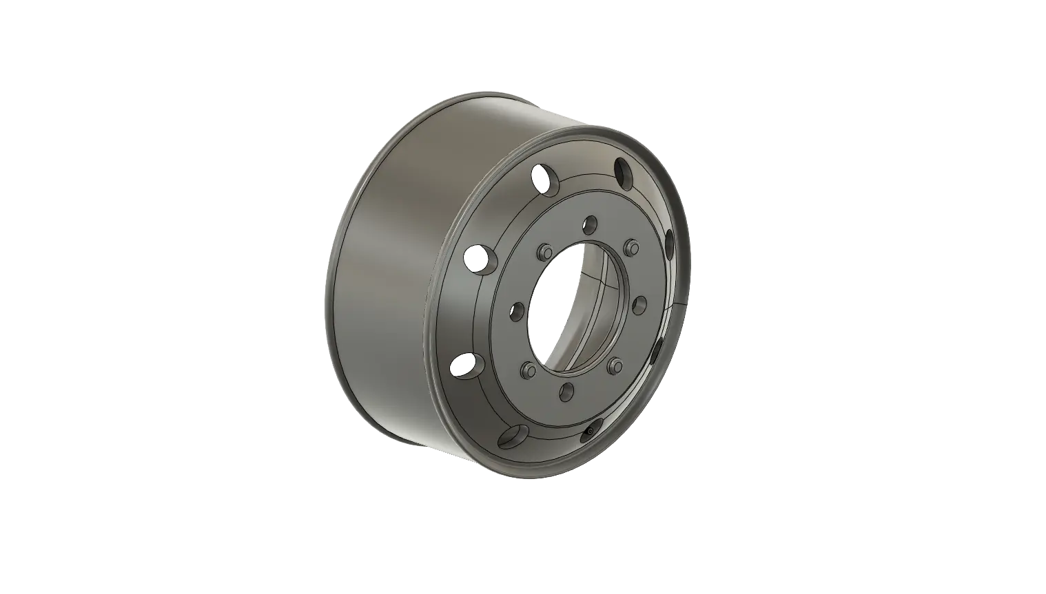 1:24 19.5" Wheel rim Tyre and disc brake Hub 1 x axle set 3D Print File Download Franklin Hobbies Resin Parts