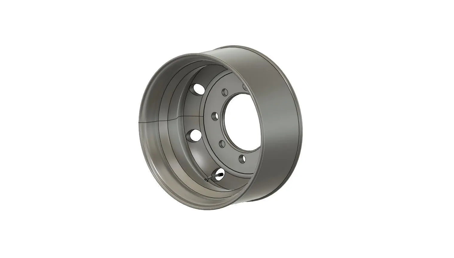 1:24 19.5" Wheel rim Tyre and disc brake Hub 1 x axle set 3D Print File Download Franklin Hobbies Resin Parts