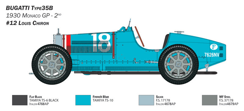 Italeri 1:12 Bugatti Type 35B