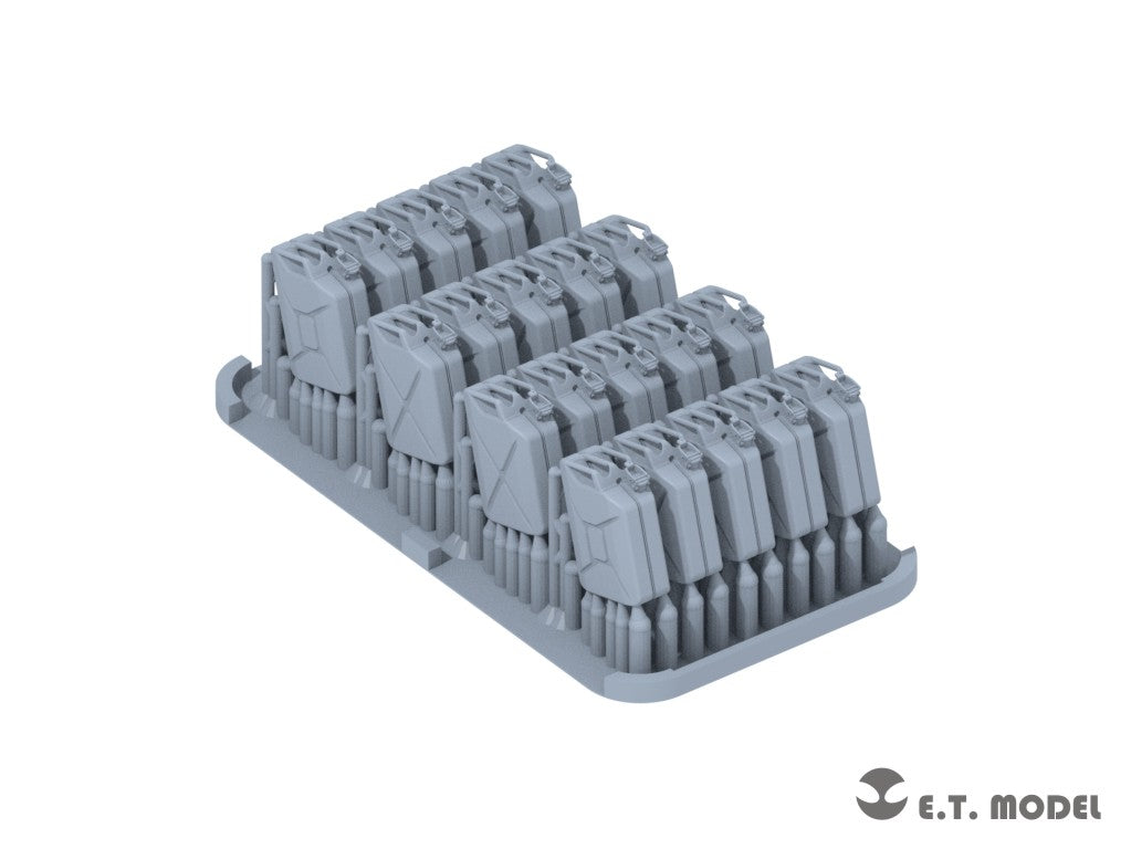 E.T. Model 1:72 WWII German 20L JERRY CANS SET (3D Printed) 10 Pieces