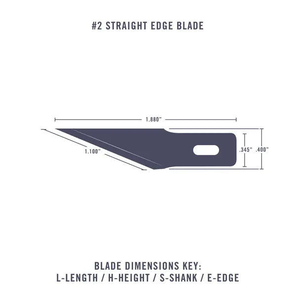 Excel #2 Straight Edge Blade (5) Excel