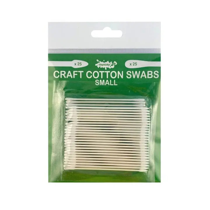 Ickysticky Craft Cotton Swabs Small 50 pack IckySticky