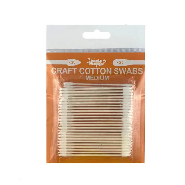 Ickysticky Craft Cotton Swabs Medium 50 pack IckySticky