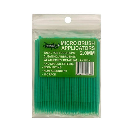 Ickysticky Micro Brush Applicators 2.0mm 100pk IckySticky