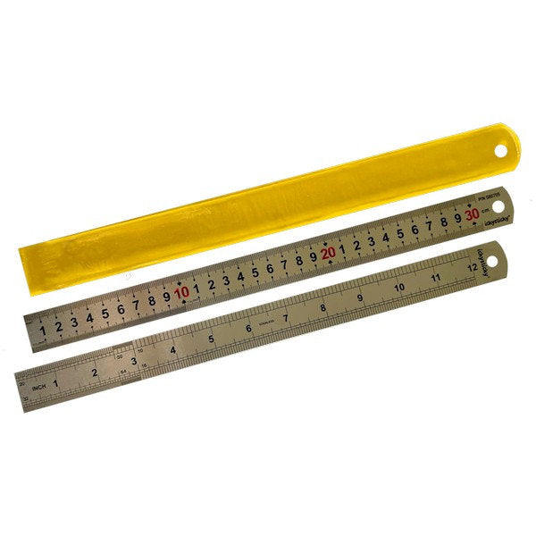 Ickysticky 300mm Stainless Steel Ruler (Thick)