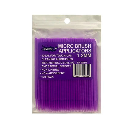 Ickysticky Micro Brush Applicators 1.2mm 100pk IckySticky