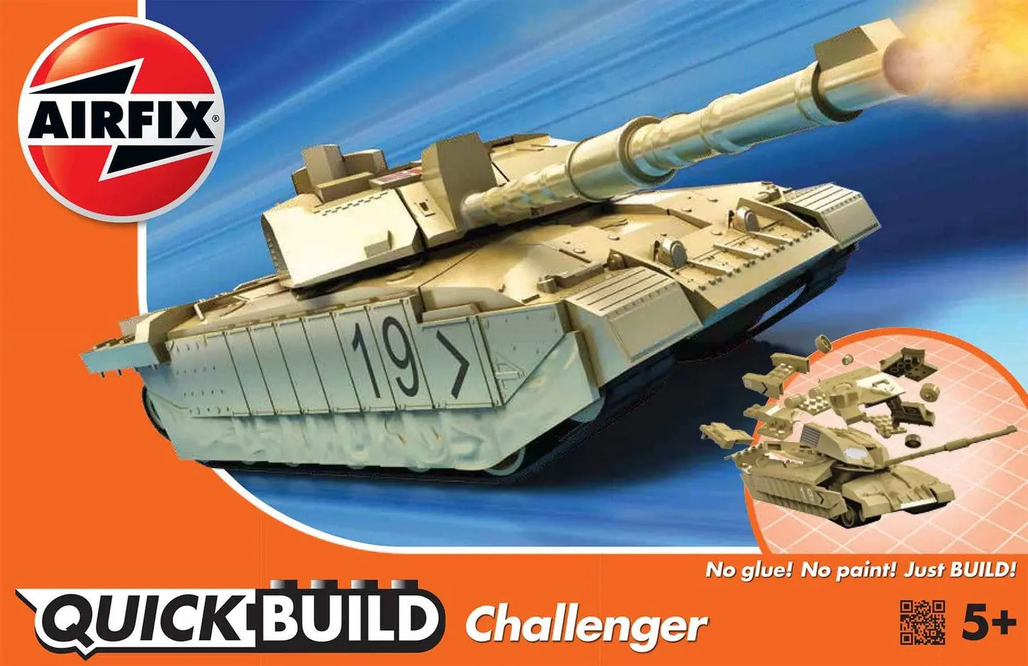 Airfix Quickbuild Challenger Tank Desert Airfix