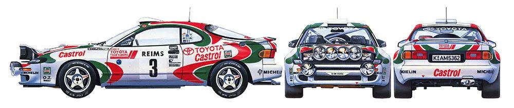 Tamiya 1:24 CASTROL CELICA (TOYOTA CELICA GT-FOUR '93 MONTE-CARLO RALLY WINNER) Plastic Model Kit