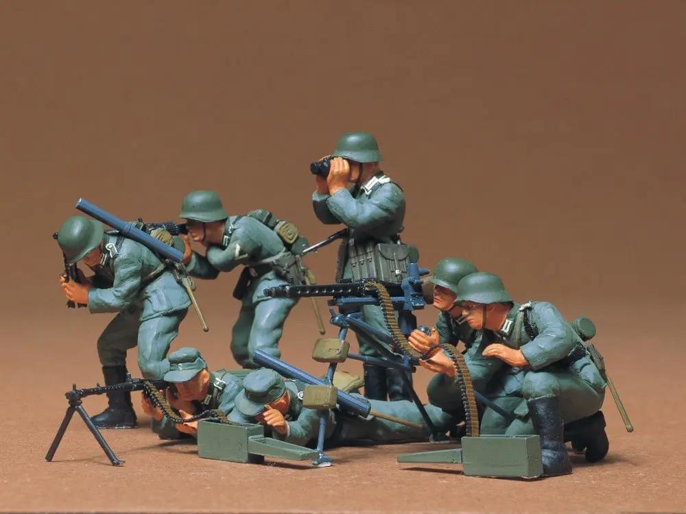 Tamiya 1:35 GERMAN MACHINE GUN TROOPS Plastic Model kit