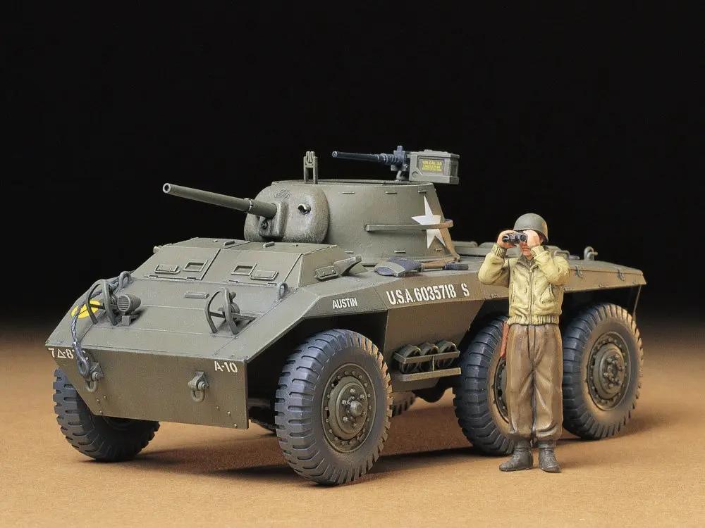 Tamiya 1:35 U.S. M8 LIGHT ARMORED CAR "GREYHOUND" Plastic Model Kit