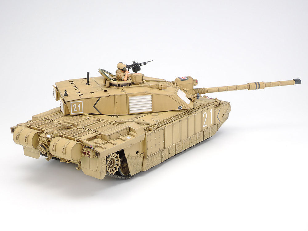 Tamiya 1:35 British Main Battle Tank Challenger 2 (Desertised) Plastic Model Kit Tamiya