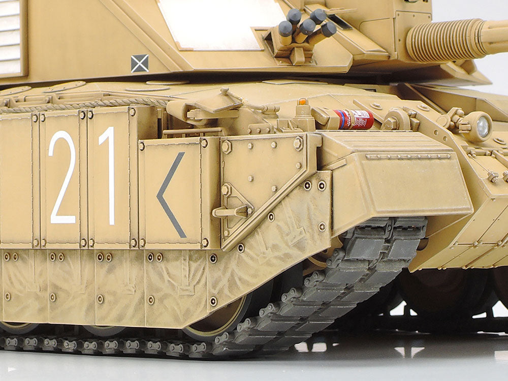 Tamiya 1:35 British Main Battle Tank Challenger 2 (Desertised) Plastic Model Kit Tamiya
