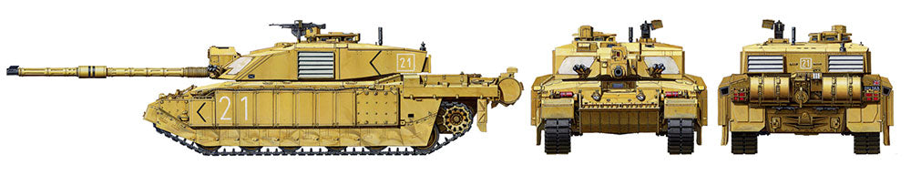 Tamiya 1:35 British Main Battle Tank Challenger 2 (Desertised) Plastic Model Kit Tamiya