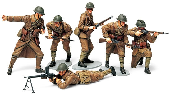 Tamiya 1:35 French Infantry Set Plastic Model Kit Tamiya