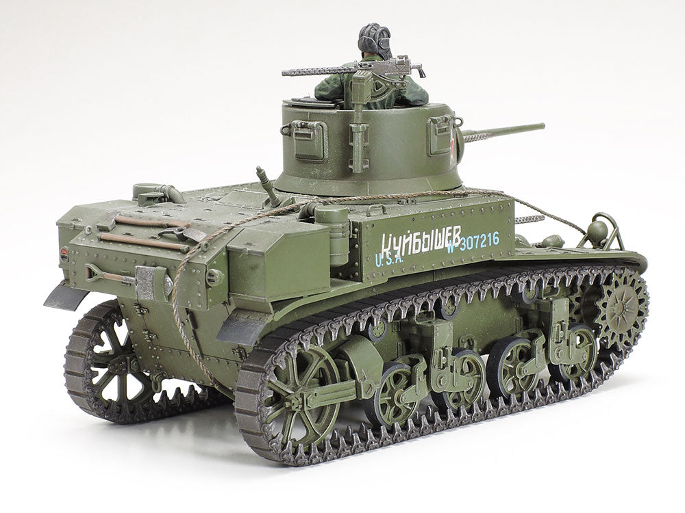 Tamiya 1:35 U.S. Light Tank M3 Stuart Late Production Plastic Model Kit Tamiya