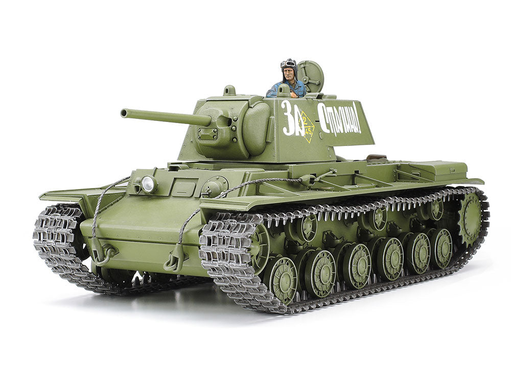 Tamiya 1:35 Russian Heavy Tank KV-1 Model 1941 Early Production Plastic Model Kit Tamiya