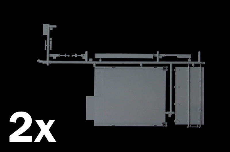 Italeri 1/24 Shipping Container 20 Ft. Plastic Model Kit Italeri