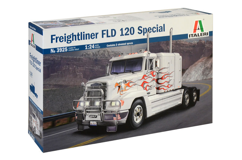Italeri 1/24 FREIGHTLINER FLD 120 SPECIAL Plastic Model Kit Italeri