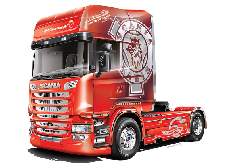 Italeri 1/24 SCANIA R730 STREAMLINE "TEAM CHIMERA" Plastic Model Kit Italeri