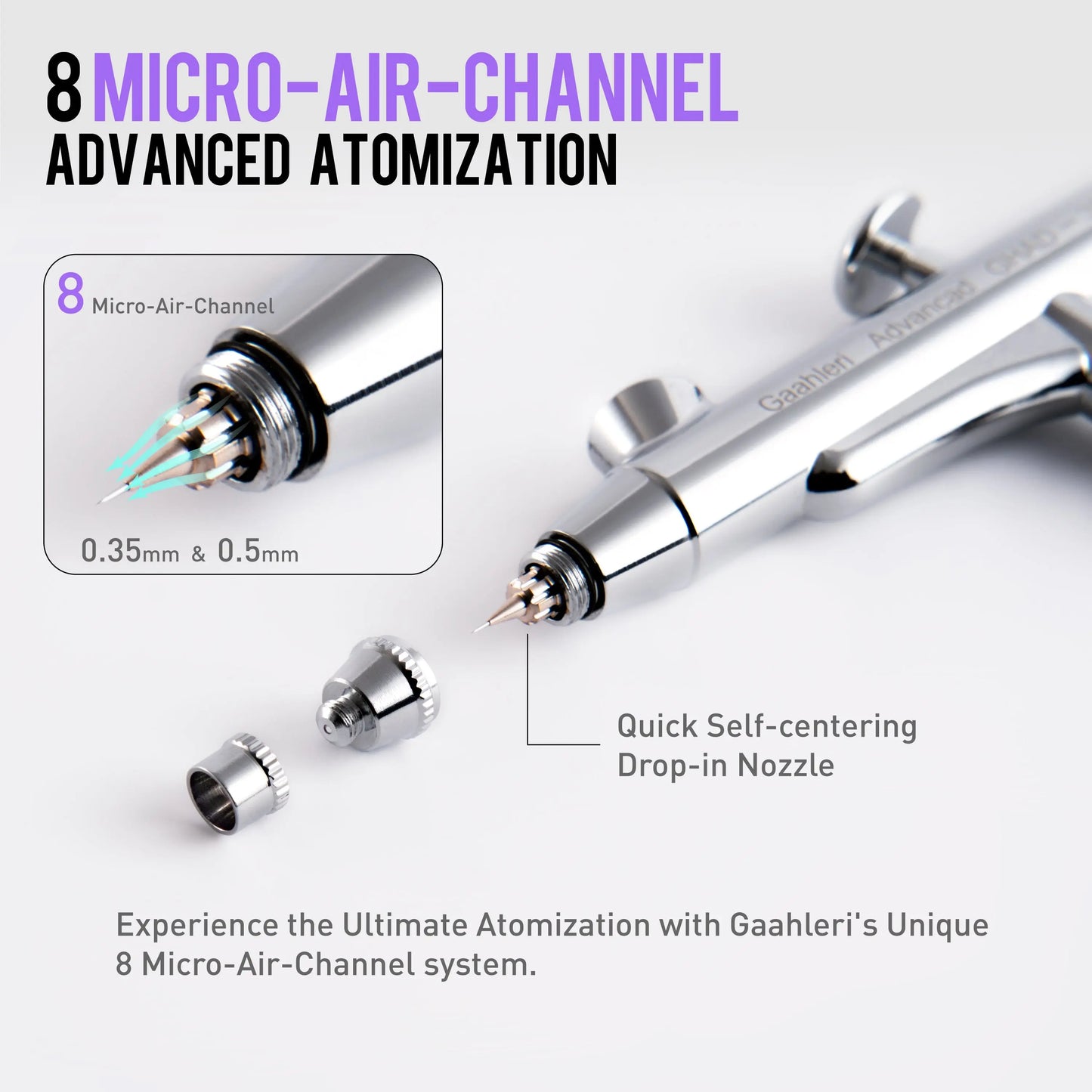 Gaahleri GHAD-39 Advanced Series Airbrush Gaahleri