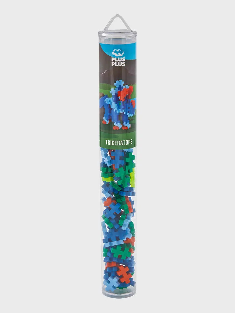 Plus Plus Triceratops 100pce Tube Plus Plus