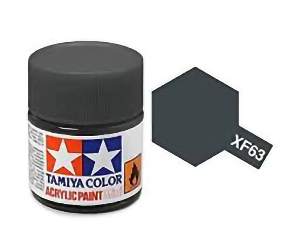 Tamiya Color Acrylic Paint XF-63 German Grey 10ml Tamiya
