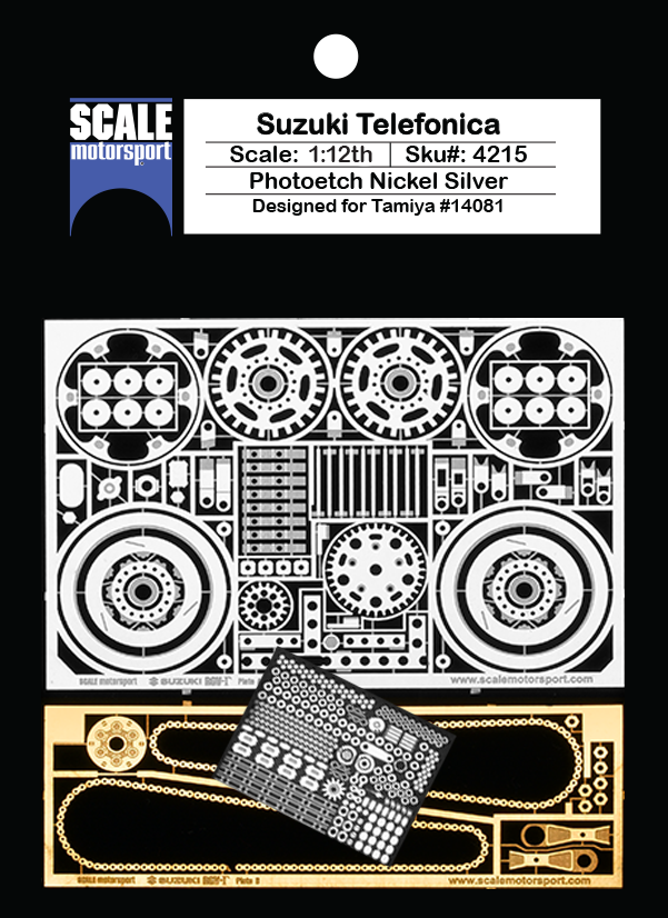 Scale Motorsport 1/12 Suzuki RGV Telefonica Photoetch Set Scale Motorsport