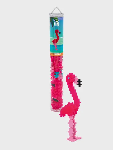 Plus Plus Flamingo 100pce Tube Plus Plus