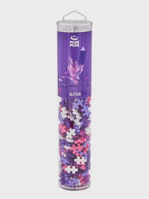 Plus Plus Glitter Colourmix 240pce tube Plus Plus