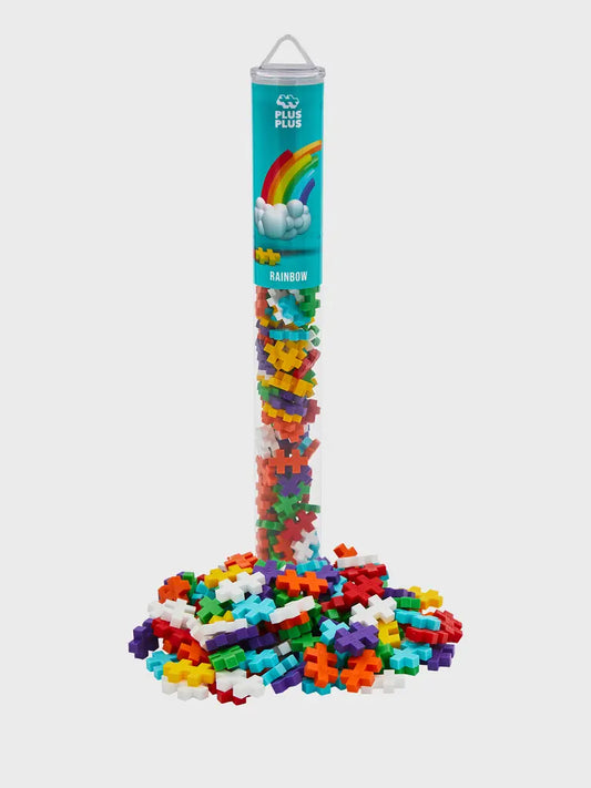 Plus Plus Rainbow Colourmix 100pce Tube Plus Plus