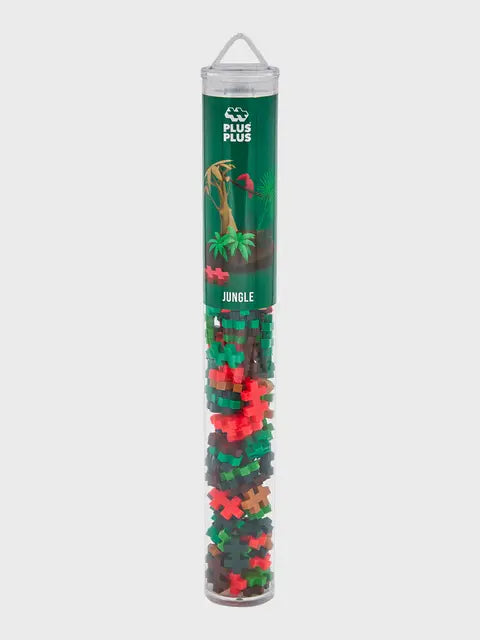 Plus Plus Jungle Colourmix 100pce Tube Plus Plus