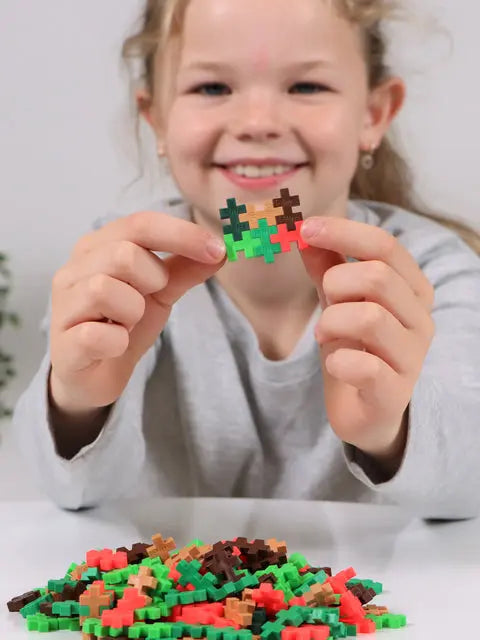 Plus Plus Jungle Colourmix 100pce Tube Plus Plus