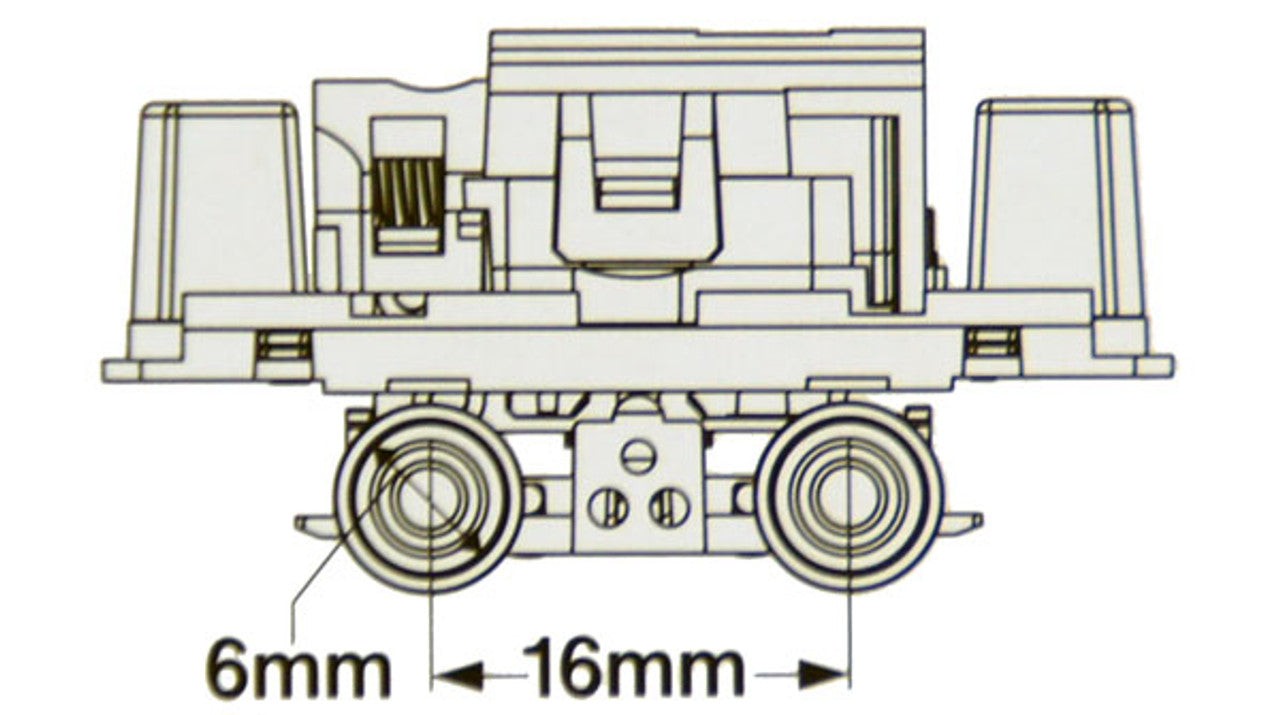 Tomytec TM-TR02 Powered Motorized Chassis (N scale) Tomytec