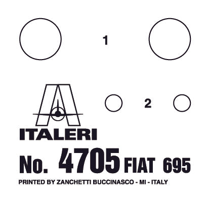 Italeri 1/12 FIAT Abarth 695SS/Assetto Corsa Plastic Model Kit Italeri