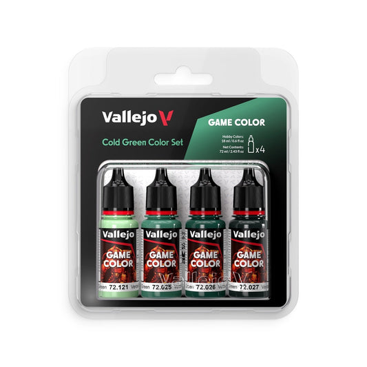 Vallejo Game Color Cold Green Colours Acrylic Paint Set Vallejo