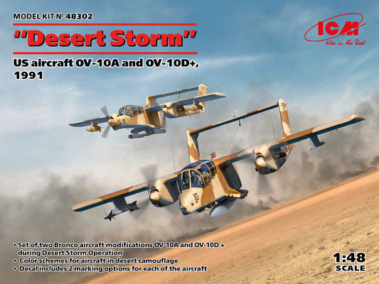 ICM 1:48 "Desert Storm" US Aircraft OV-10A & OV-10D+ 1991