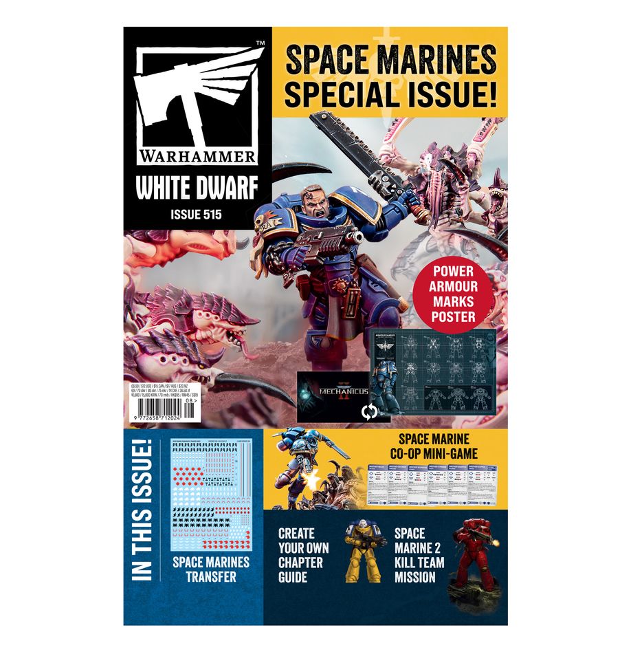 Warhammer 40K White Dwarf Magazine #515 August 2025 Warhammer