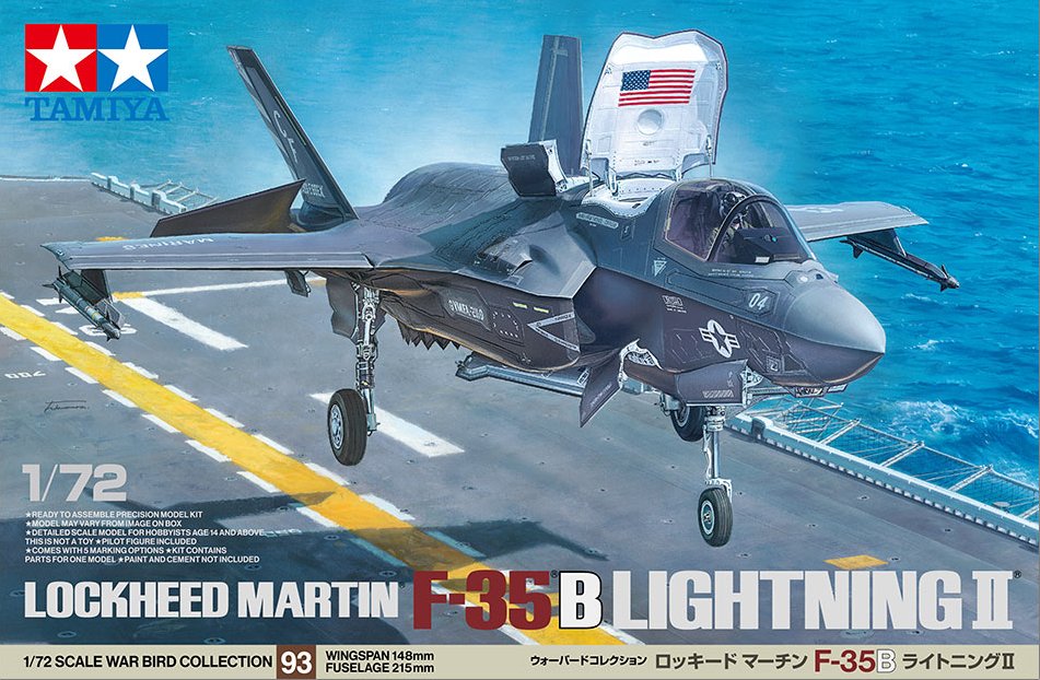 Tamiya 1:72 Lockheed Martin F-35B Lightning II Tamiya