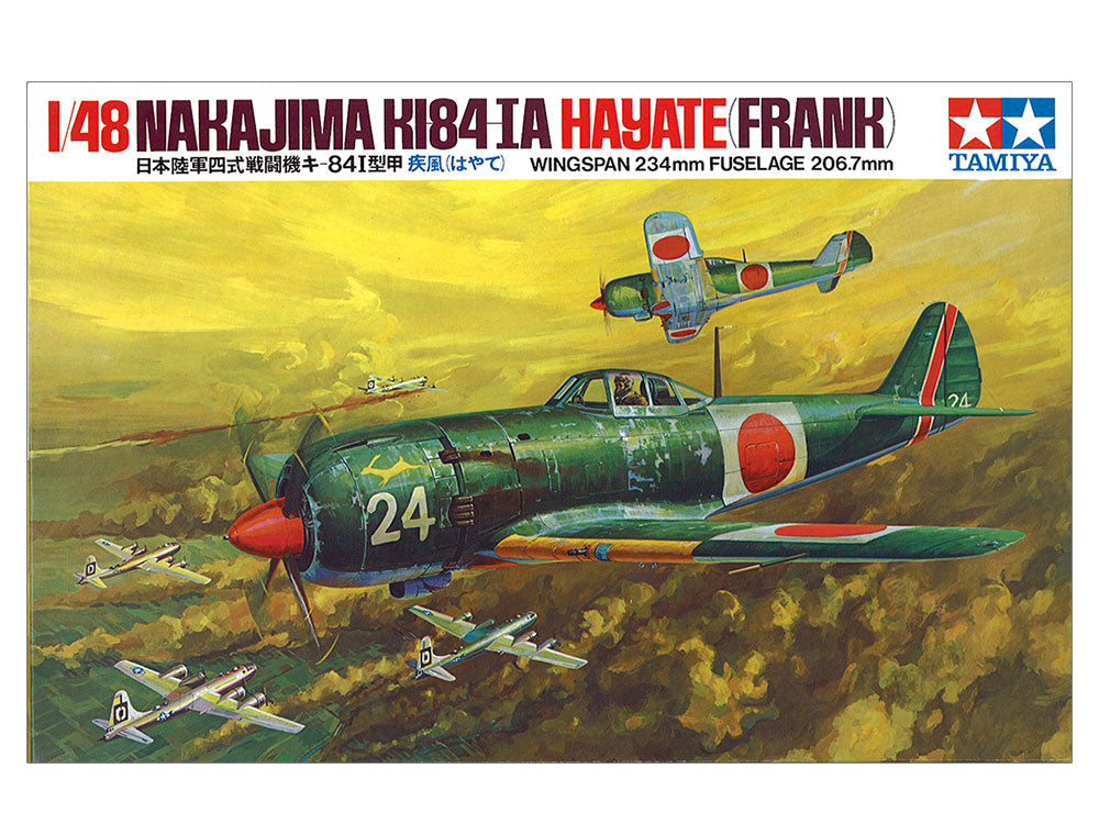 Tamiya 1/48 Nakajima Ki-84 Hayate (Frank) Plastic Model Kit Tamiya