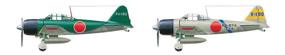 Tamiya 1:48 MITSUBISHI A6M3 ZERO FIGHTER (HAMP) Plastic Model Kit
