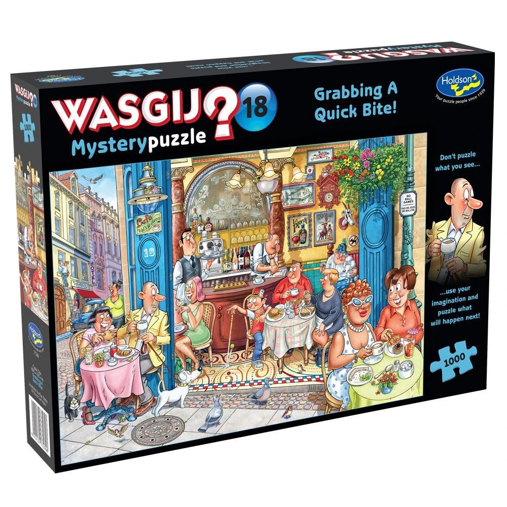 Wasjig? Mystery #18 Grabbing a Quick Bite! 1000pce Puzzle Holdson